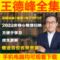 2022 Wang Defeng Video Audio Documentation Course in Full Set Western Art Philosophy Lecture Ethics of Six Ancestral Altar Scriptures