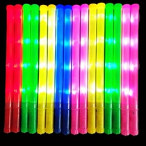 Permanent glow sticks colorful luminous bar night concert LED electronic Super Flash Foam color stick