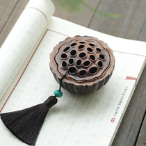 Peach Wood Lian Fluffy Car Pendulum with control desk adornment Zen Chinese windmills onboard the mens and women s