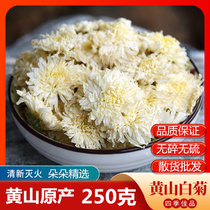 Huangshan white chrysanthemum tribute chrysanthemum new flower bulk non-grade Hangzhou white chrysanthemum Huizhou Huangju dried chrysanthemum chrysanthemum chrysanthemum tea