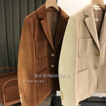 Loan benefits ~ clearance foreign trade tail single big brand clearance womens corduroy loose suit slim jacket autumn and winter