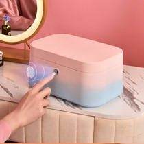 God finger treasure box fingerprint jewelry box storage earring necklace light luxury exquisite high-end hand jewelry box with lock safe