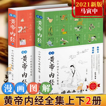 Huangdi Neijing comics Ma Yin (a full set of 2 volumes) 12 hours health care wisdom 24 solar terms health care wisdom Xue Jufu Fu Yanling jointly recommended Chinese medicine health care diagram Emperor Neijing Chinese medicine