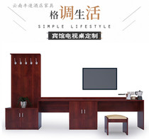 Yunnan Kunming Hotel TV Cabinet Luggage Cabinet Combination Furniture Guesthouse Farmhouse Le Apartments Hotel punctuator Custom
