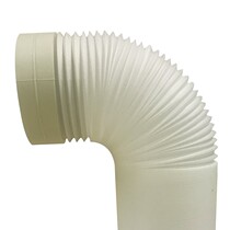 Air conditioning exhaust range hood plastic smoke exhaust pipe PVC telescopic pipe 150 160 180MM exhaust pipe ventilation pipe