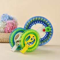 New kite wire wheel Crystal wheel color wheel flying tool anti-reverse children Adult Large bearing hand holding sea fishing