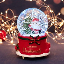 Christmas tree music box snowflake crystal ball snowman Music Box love Santa Claus Christmas childrens birthday gift