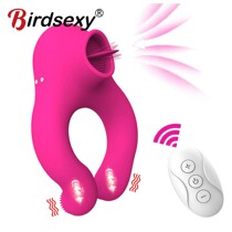 Clic Stimulator Cock Sleeve Ring Vibrator For Men Chastity W