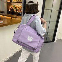 Fashion shoulder bag travel bag female Travel Bag Mens luggage bag folding soft bag easy to carry