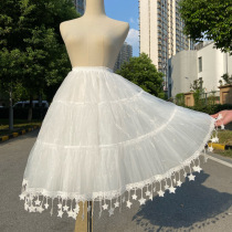 The long Lolita daily cloud liner in the skirt lolita nonsense extends the happiness of the flower field
