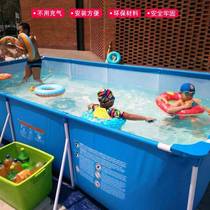 Children swimming pool Home outdoor large mobile bracket plastic home can be used for children 3 years old indoor