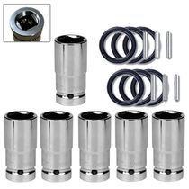 Electric wrench socket hexagon short sleeve head wrench wind gun tool 22 * 60mm frame machine electric board head