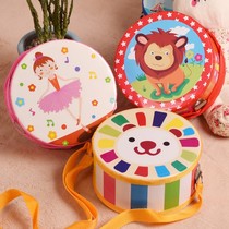 Childrens hand clapping drum toys small drum waist drum snare drum baby baby boy boy girl 0-3 years old Orff Le