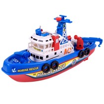 Childrens toy electric boat water toy model submarine hovercraft cruise ship big boat motor six one gift spray