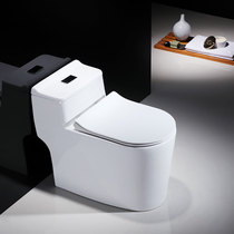 Household ordinary pumping super-swirling siphon large-caliber silent water-saving integrated ceramic toilet