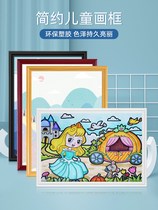 Children's frame hanging wall mounting simple simple a3 plastic a4 frame 8k small 4k poster a5 photo frame 4 open table