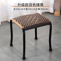 Small bench home can receive Net red small stool adult coffee table next to the woven rattan chair sofa stool change shoe stool