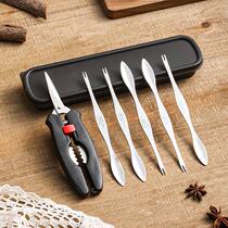 Eating crab special tools crab eight pieces of crab crab removal crab artifact crab scissors hairy crab tools three sets