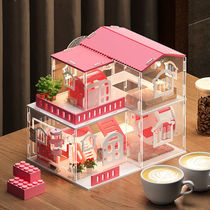 Small hamster live cheap hamster cage big big big cheap transparent hamster house Villa Flower Branch mouse Lotus