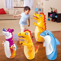 Tumbler toys inflatable baby thickened number baby early education puzzle children not to Weng children 3-6 years old