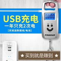 Broken New Machine USB charging weighing portable electronic weighing mini portable electronic scale 50kg Express dish