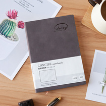 Creative Handbook A5 Notebook Stationery Business Notebook Thread-bound College Students Small Clear Novice Account Thickened Literature Book Reading Record Book Work Plan Book