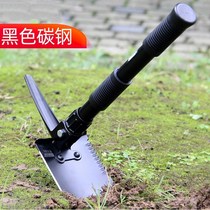 Multifunctional shovel foldable household outdoor planting flowers and vegetables weeding digging and gardening dual-purpose small hoe shovel