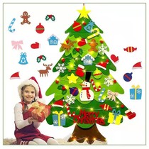 Christmas Great Gift Bags Christmas Decorations Felt Christmas Tree DIY Children Toys Outdoor Mall Shop Window Hem