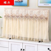 TV cover dust cover 55 inch boot does not take 65 inch 50 inch LCD lace gray screen protection wall type