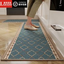 Kitchen anti-slip ground mat waterproof and anti-oil home washable to scrub into the door mat Absorbent Oil in the door footbed