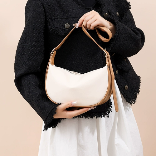 Сумка через плечо, вместительная и большая универсальная сумка на одно плечо для отдыха, сумка подмышку, коллекция 2023, в корейском стиле, в западном стиле