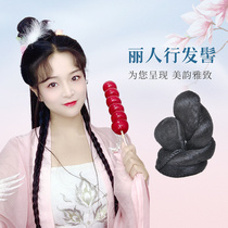 Ancient costume Chinese clothing wig children classical dance hair bun beauty dance performance ancient style COS snake flying shape