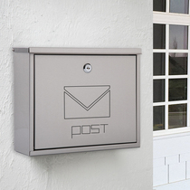 Mailbox creative voting suggestion box complaint suggestion box wall-mounted community letter box stainless steel outdoor household