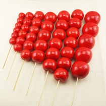 Sugar gourd model simulation mold props making materials fake small string candied gourd fruit food dance toy