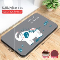Diatom mud hard foot mat bathroom toilet quick-drying mat toilet door mat non-slip absorbent floor mat toilet door