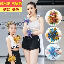 Performance Admission Bells Bright Silk June 1 Childrens Day Performance Hand Flower Headwear 6 1 Dance Hairband Pull Flower Handwear