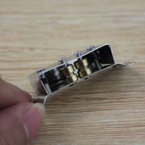 Stainless steel bead cabinet lock buckle buckle buckle cabinet door card type bumper bead thick bumper spring cabinet touch