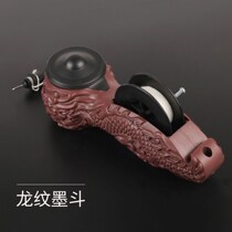 Old-fashioned ink Bucket Manual ink bucket woodworking ink bucket antique dragon print ink bucket plastic ink bucket plastic ink bucket