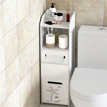 Bathroom rack toilet toilet placement shelf cosmetics floor multi-layer storage rack sandwich storage cabinet narrow