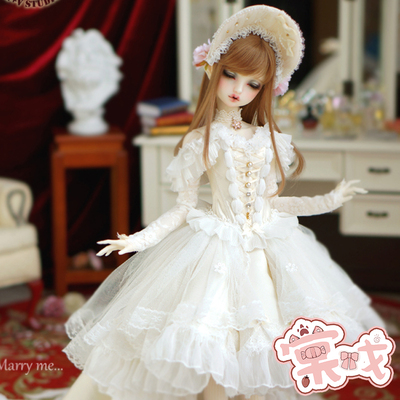 taobao agent [Tang Opera BJD] Clothing [Meow House] Murders の Poems 3 points DD temperament dress wedding doll clothes