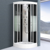 Integral shower room dry and wet separation one-piece washroom Rural bathing room Arc Sector Bathroom Home Flush room