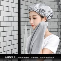 Thick waterproof adult shower cap kitchen anti-oil smoke bath hat fashion pattern women shower cap
