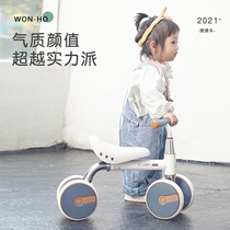 Balance car 2 year old starter child 4 wheels without pedalling 1-3 year old baby learn baby step baby slide skating