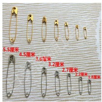 Safety pin clothes clasp small large oversized paper clip clip buckle accessories gold and silver tag