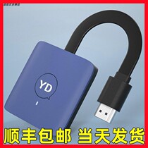 A little bit of technology mobile phone and vertical projector are connected to TV display projector to operate large screen player synchronously.