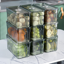 Fridge Containing box Pet food grade Fruit Vegetable Eggs Freshness box Home Kitchen finishing storage box Box