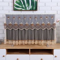 Lace TV cover dust cover cover 65 42 55 inch TV cloth simple modern home hanging TV curtain