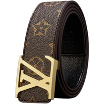 ODYBIRD Belt Men Genuine Leather Upscale Smooth Buckle Belt Luxury Brands Business New Pants With Gifts