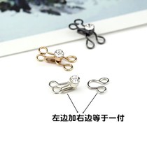 Hook invisible Western pants accessories for metal clothes buckle Concealed Buttoned pants Pants Hook Buttoned Button Skirt Accessories