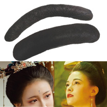 Hanfu wig full hair Silk face Tang wind forehead pad hair bag cheopper skirt hair bun costume shape full horn bag